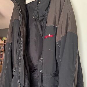 Genie Black and Gray Performance Jacket for Men